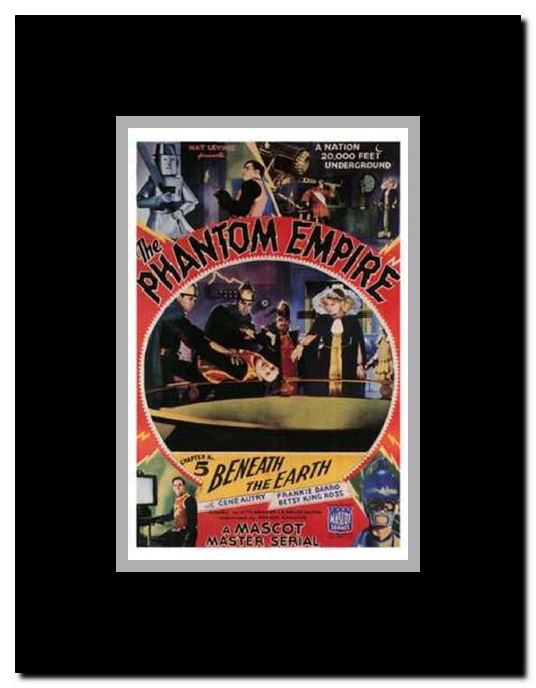 The Phantom Empire Framed Movie Poster