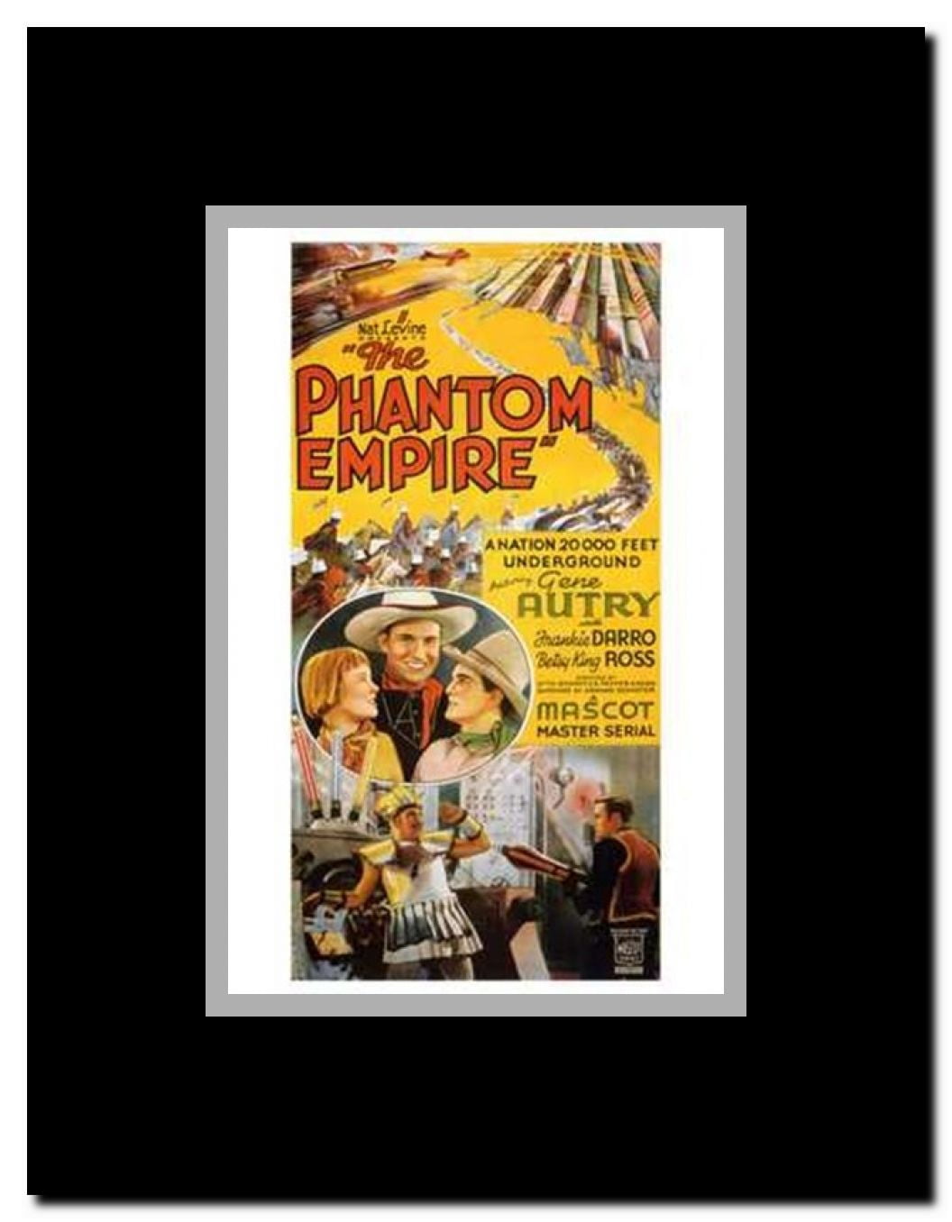 The Phantom Empire Framed Movie Poster