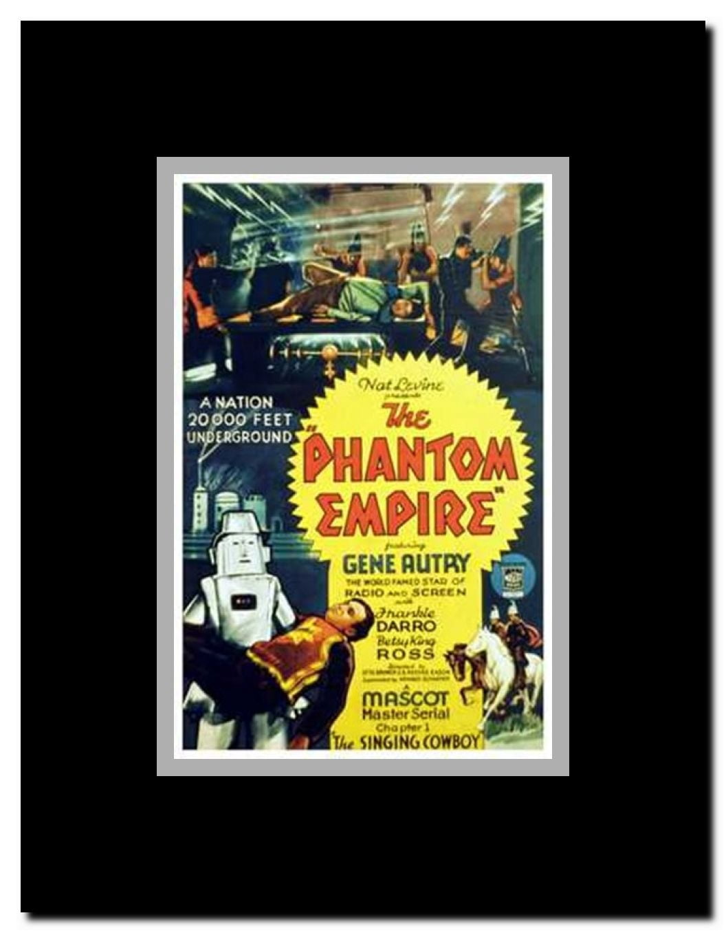 The Phantom Empire Framed Movie Poster