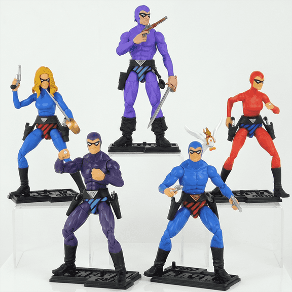 The Phantom Hero H.A.C.K.S. 3.75 Inch Action Figure 5 Pack Bundle Sold as Set