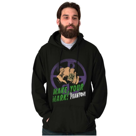 The Phantom Make Your Mark Retro Unisex Plus Size Hoodie Brisco Brands 3X