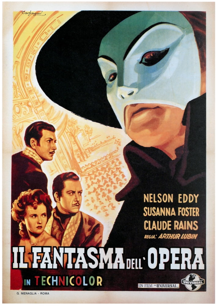 The Phantom Of The Opera Canvas Art - (11 x 17)