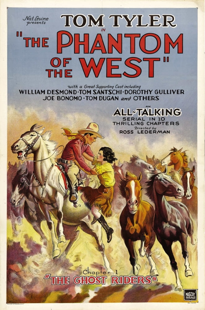 The Phantom Of The West Canvas Art - (11 x 17)