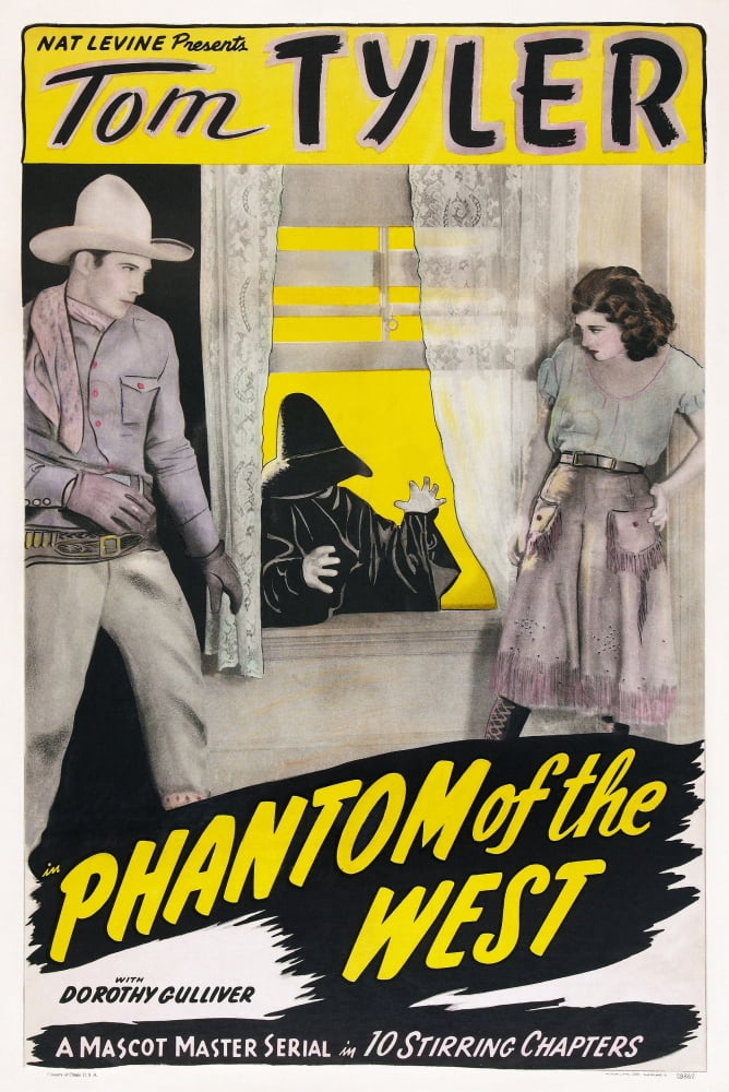 The Phantom Of The West U Canvas Art -  (11 x 17)