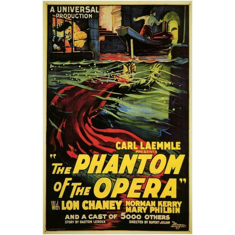 Phantom Of The Opera Poster 1925