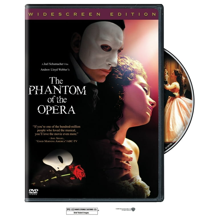Warner Home Video: The Phantom of the Opera Movie (DVD) - Music & Performance - Walmart.com Warner Home Video: The Phantom of the Opera Movie (DVD) - Music & Performance - Walmart.com