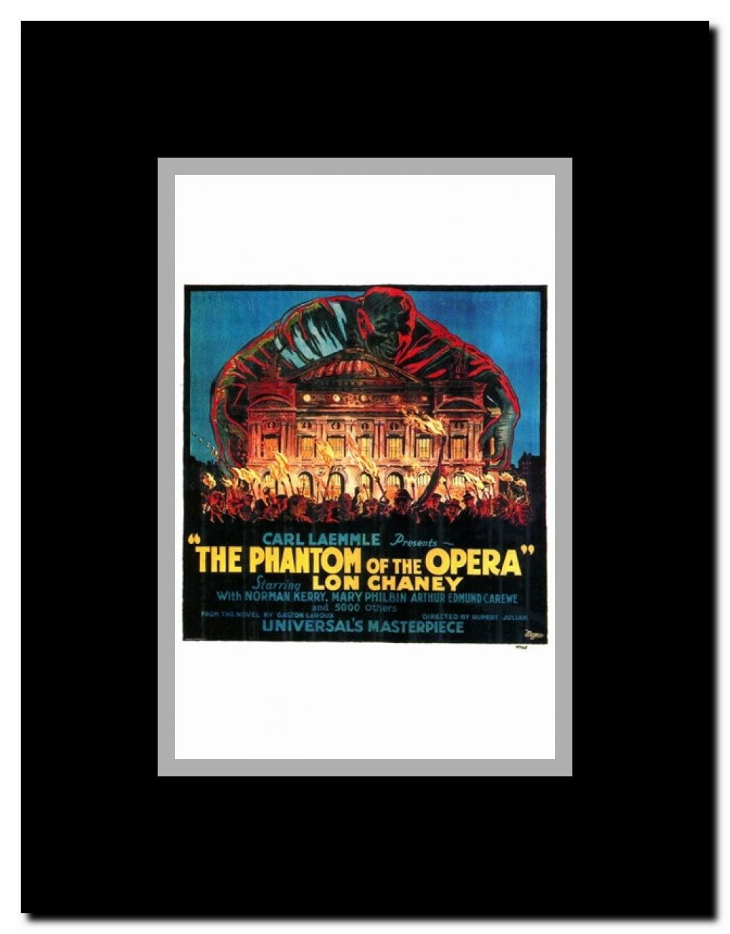 The Phantom of the Opera Framed Movie Poster
