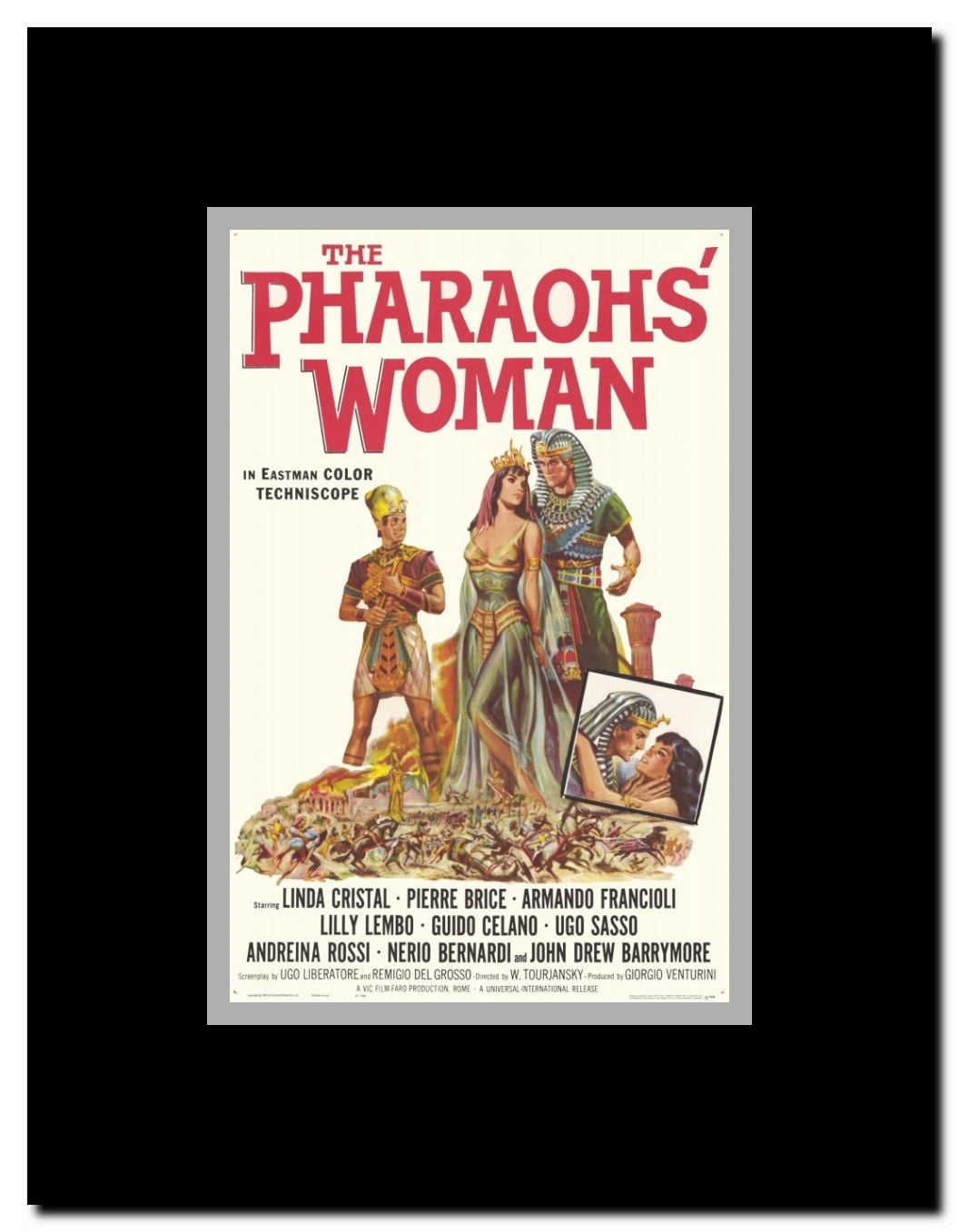 The Pharaohs Woman Framed Movie Poster