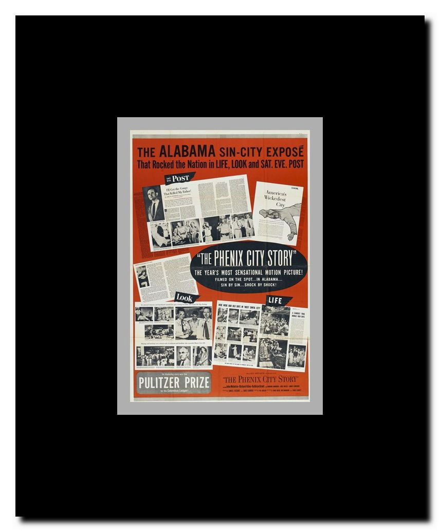 The Phenix City Story Framed Movie Poster