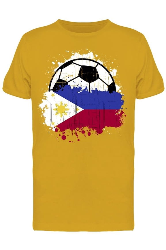 The Philippines Soccer Team T-Shirt Men -Image by Shutterstock Men T-Shirt, Male Small
