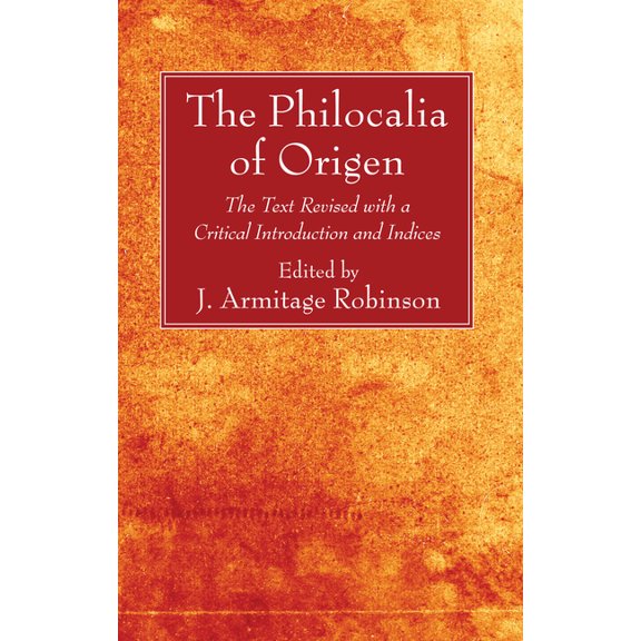 The Philocalia of Origen (Paperback)