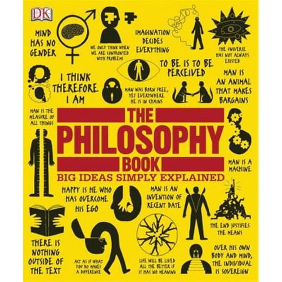 Pre-Owned The Philosophy Book: Big Ideas Simply Explained by DK (Paperback), English