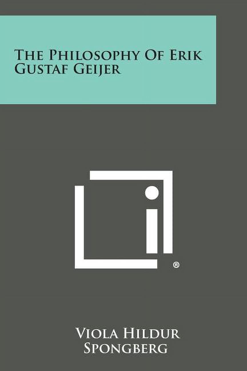 The Philosophy of Erik Gustaf Geijer