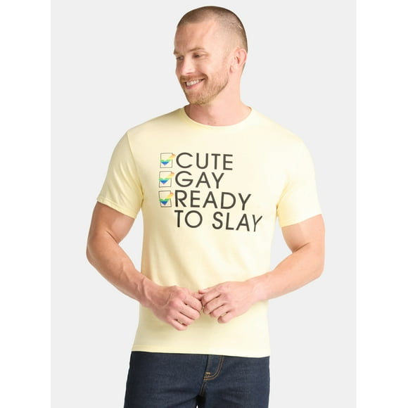 Pride The Phluid Project All Gender Ready To Slay Cotton Graphic Tee, Mens Sizes XS-3XL