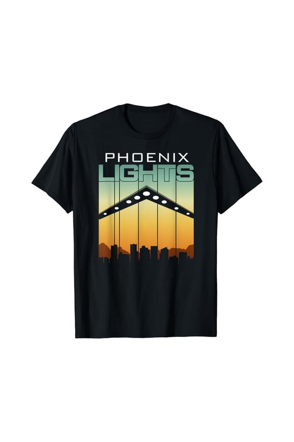 The Phoenix Lights - Retro 1997 Alien UFO Encounter Coverup T-Shirt