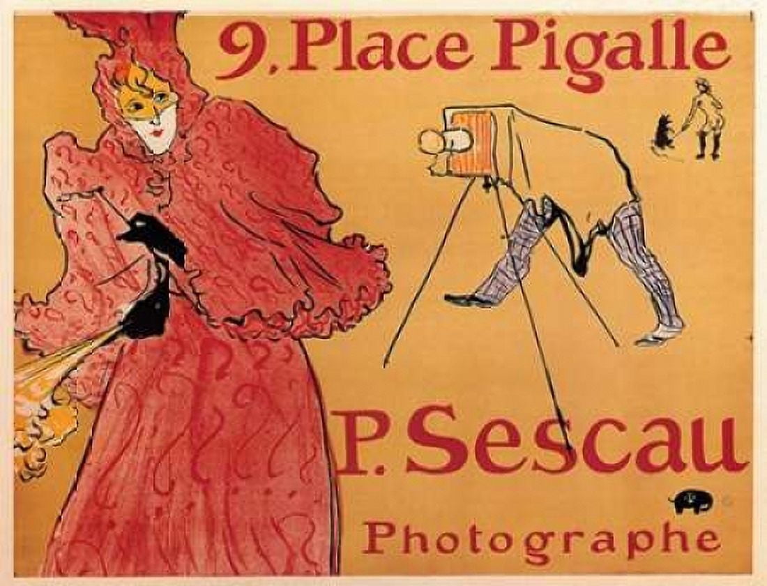 The Photographer Paul Sescau Canvas Art - Henri Toulouse-Lautrec (22 x 28)