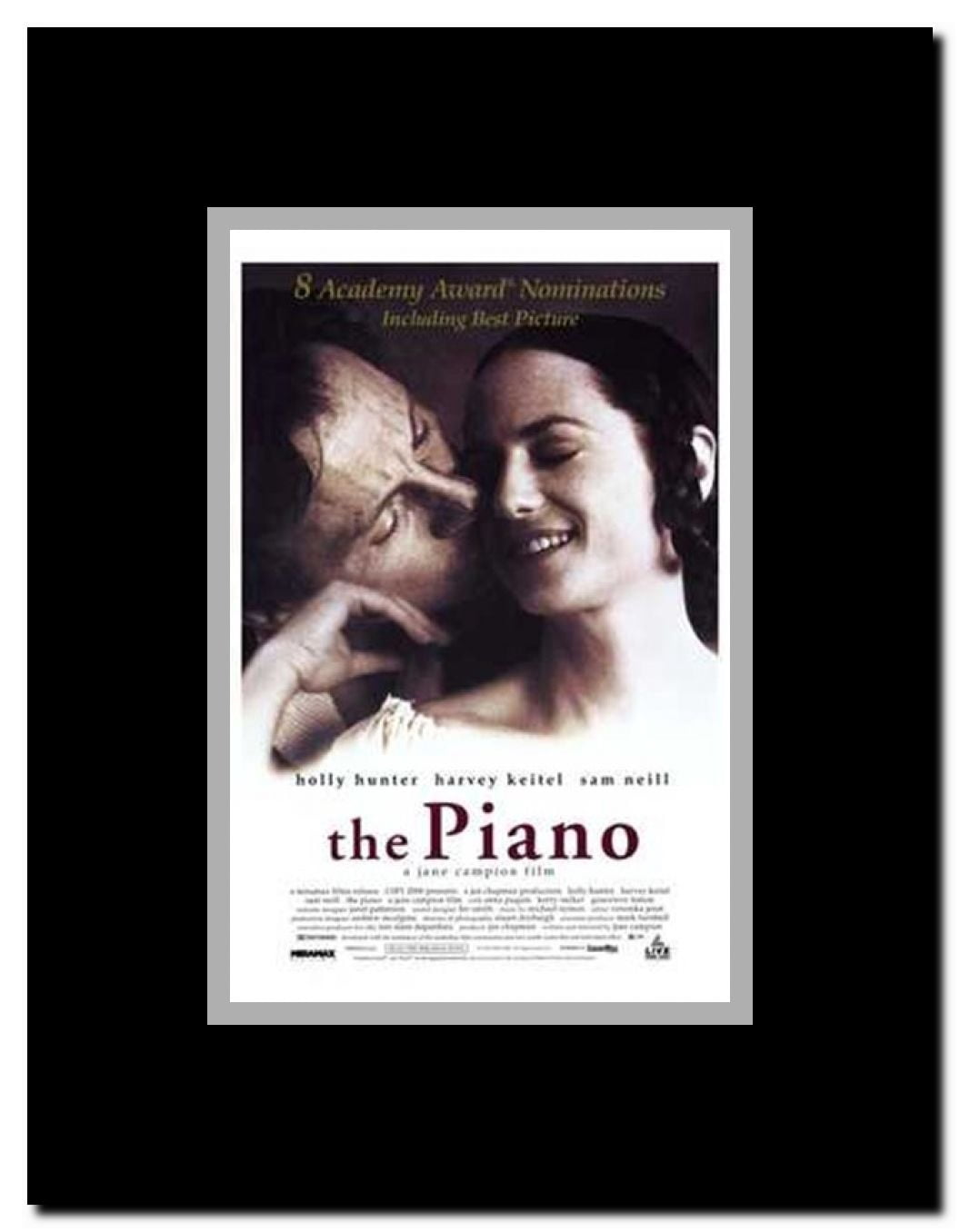 The Piano Framed Movie Poster