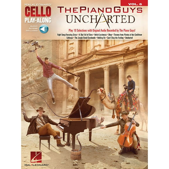 The Piano Guys - Uncharted Cello Play-Along Volume 6 Book/Online Audio, (Paperback)