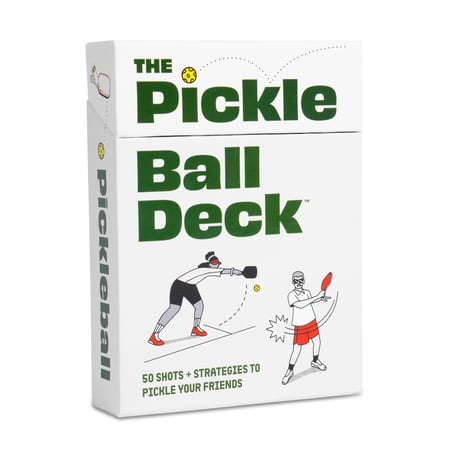 DSS Games The Pickleball Deck: 50 Shots + Strategies to Pickle Your Friends [Pickleball Gift Ideas, Pickleball Cards, Gifts For Him and Her]