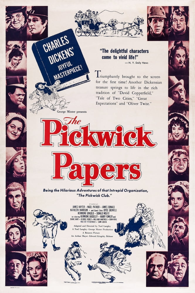 The Pickwick Papers U Canvas Art - (24 x 36)