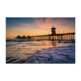 thumbnail image 1 of The Pier at Sunset - Huntington Beach California Photography Unframed Wall Art Print 8 x 12 inches, 1 of 7