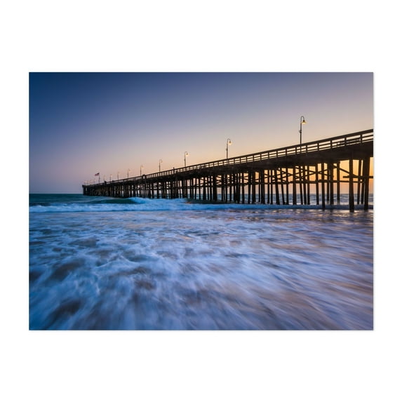 The Pier in Ventura - Ventura California Photography Unframed Wall Art Print 24 x 36 inches