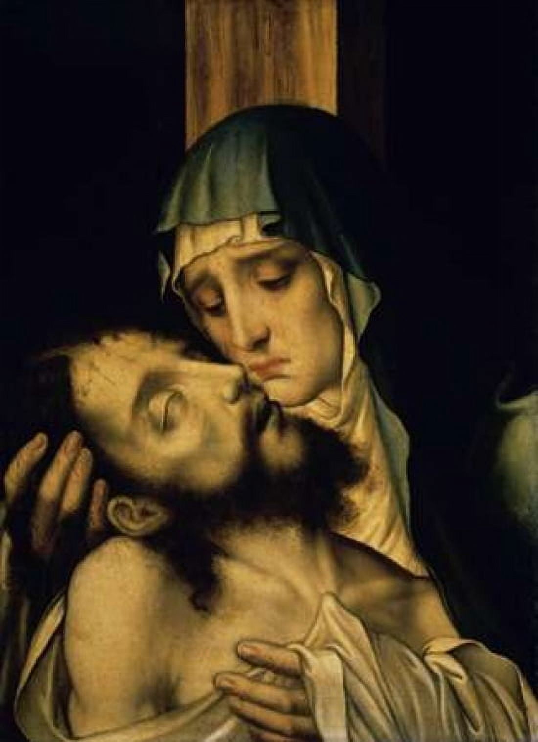 The Pieta Canvas Art - Luis De Morales (20 x 28)