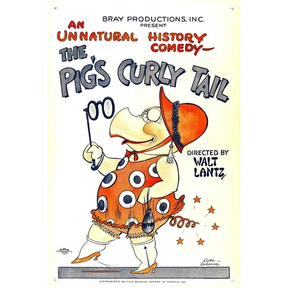 The Pig'S Curly Tail Poster Art 1926. Movie Poster Masterprint (11 x 17)