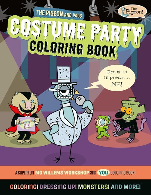 The Pigeon and Pals Costume Party Coloring Book (Paperback)
