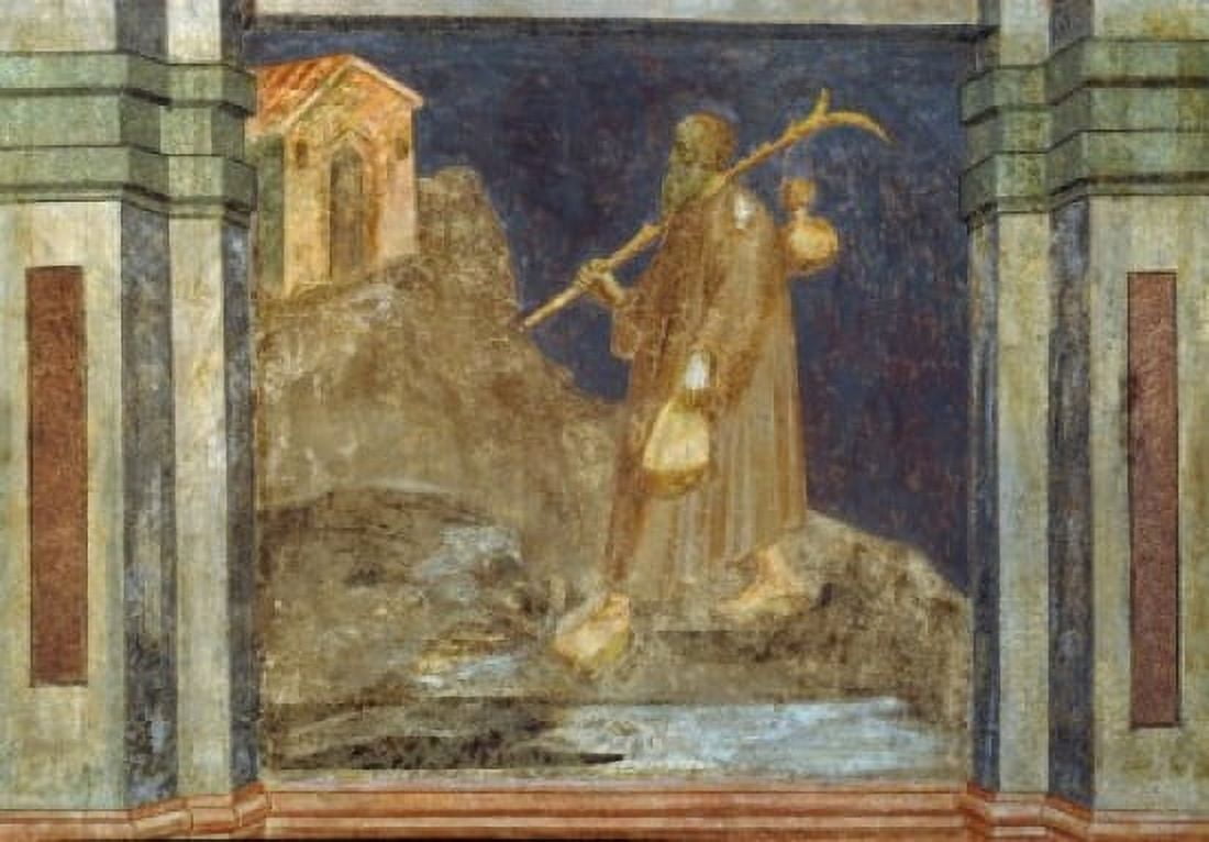 The Pilgrim by Artist Unknown (Italian) Italy Padua Palazzo della Ragione Canvas Art - (18 x 24)