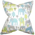 thumbnail image 1 of The Pillow Collection Carleton Animal Print Euro Sham Blue, 1 of 1
