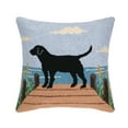 thumbnail image 1 of The Pillow Shoppe Lab On Dock Hook Multicolor Decorative Pillow, 18"X18", 1 of 7