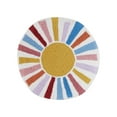 thumbnail image 1 of The Pillow Shoppe Rainbow Sun Hook Multicolor Decorative Pillow, Round 16", 1 of 7