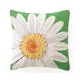 thumbnail image 1 of The Pillow Shoppe White Daisy Hook Multicolor Decorative Pillow, 18"X18", 1 of 7