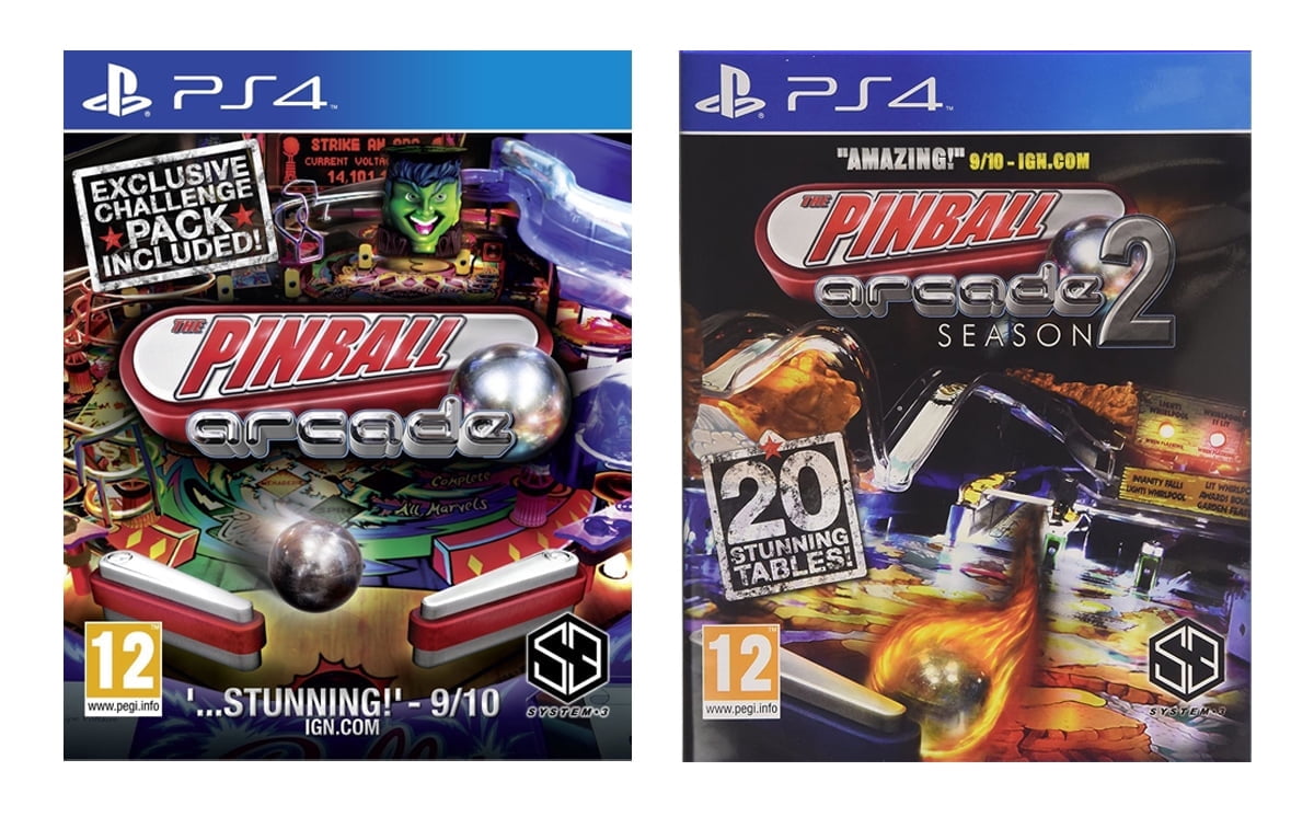 Sony PS4 Playstation 4 - Arcade Pinball Saison 2 - 20 Tables (Star Trek, Etc.) - Neuf Sous Blister