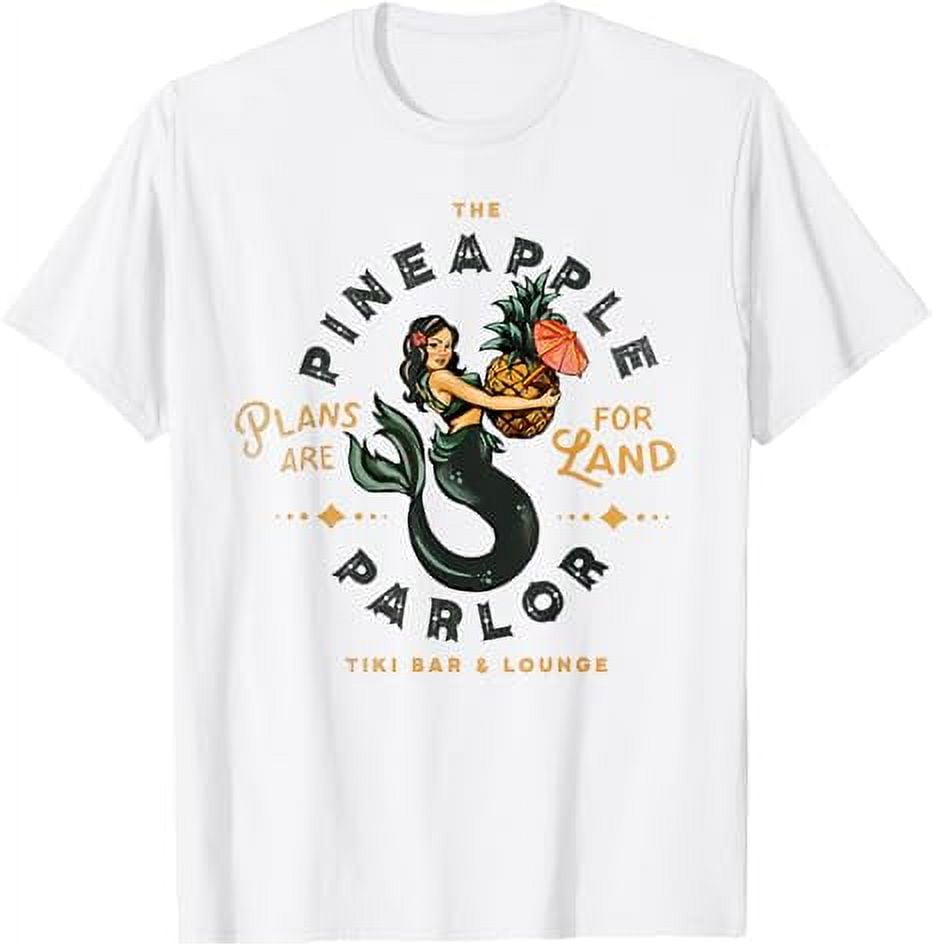 The Pineapple Parlor Tiki Bar & Lounge Vintage Pinup Mermaid TShirt