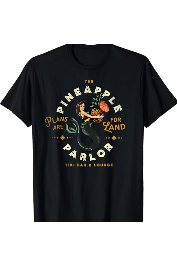 The Pineapple Parlor Vintage Nautil Pinup Mermaid Travel T-Shirt