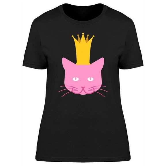The Pink Cat King T-Shirt Women -Image by Shutterstock, Female x-Large