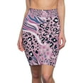 thumbnail image 1 of The Pink Leopard Collection | Women's Pencil Skirt, 1 of 7