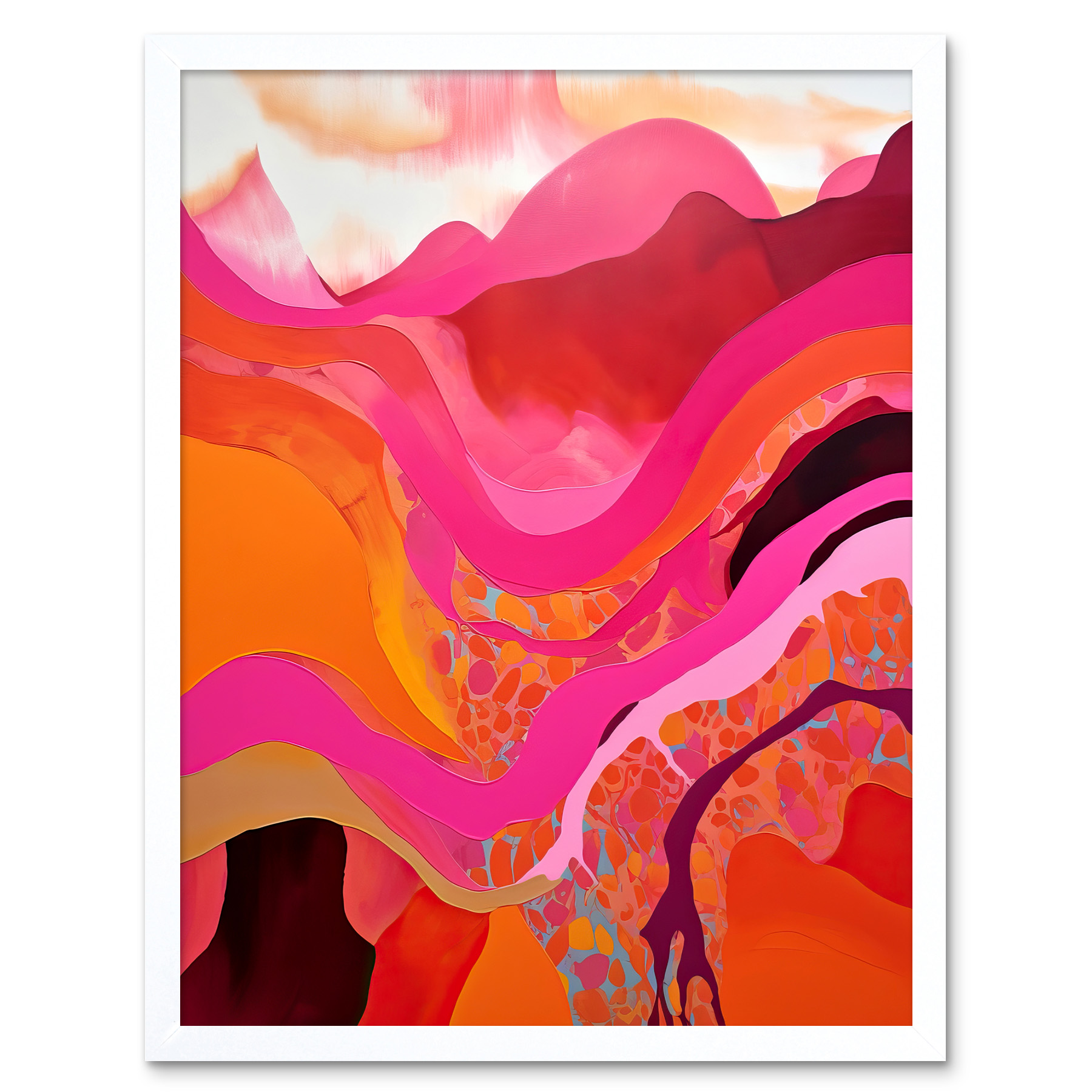アートポスター　OAK　Art Frame　Pink × Overlap アートポスター OAK Art Frame Pink × Overlap 71Zl9fuDzeL