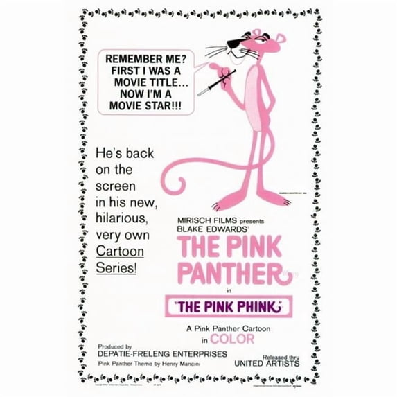 The Pink Panther Movie Poster Print (27 x 40)