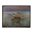 thumbnail image 1 of The Pink Rowing Boat - Claude Monet - 8.5x11 - Wall Art Print - UNFRAMED, 1 of 1