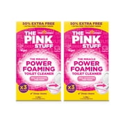 The Pink Stuff - 3 Count Foaming Toilet Powder Bundle, 2 pack 600g Total