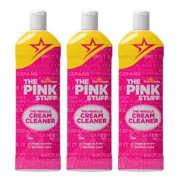 The Pink Stuff - 500 ml Miracle Cream All-Purpose Cleaner (3-Pack)