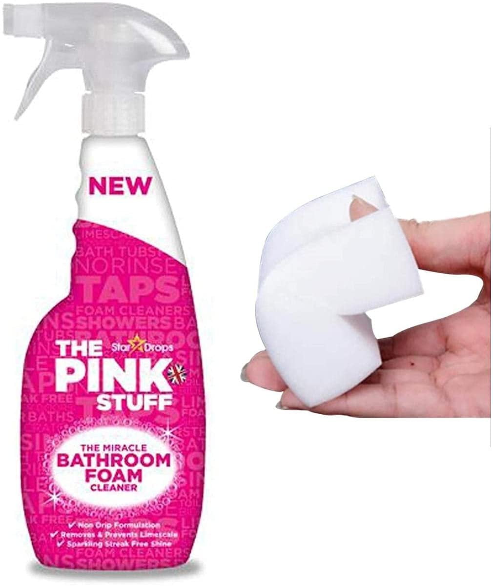 THE PINK STUFF 500 g Cleaning Paste, 750 ml Multi-Purpose Liquid Cleaner,  750ml Bathroom Foam Cleaner, and 750ml Cream Cleaner Bundle 100546722 - The  Home Depot