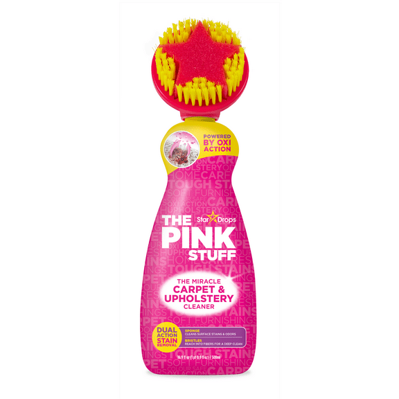 The Pink Stuff Carpet & Upholstery Stain Remover with Scrubber, 16.9 fl oz