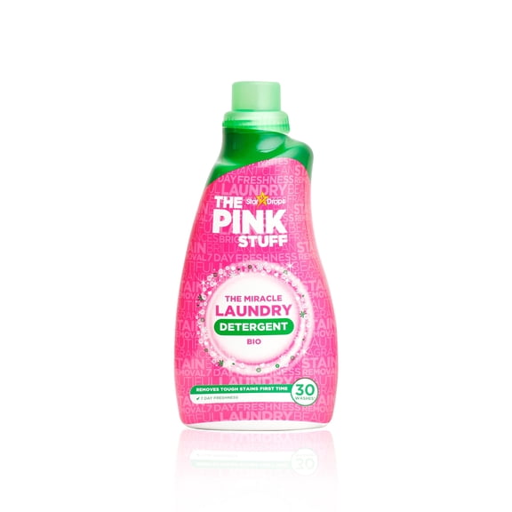 The Pink Stuff, Miracle Laundry Detergent, Liquid, Rhubarb Scent, 30 Loads 1 Count