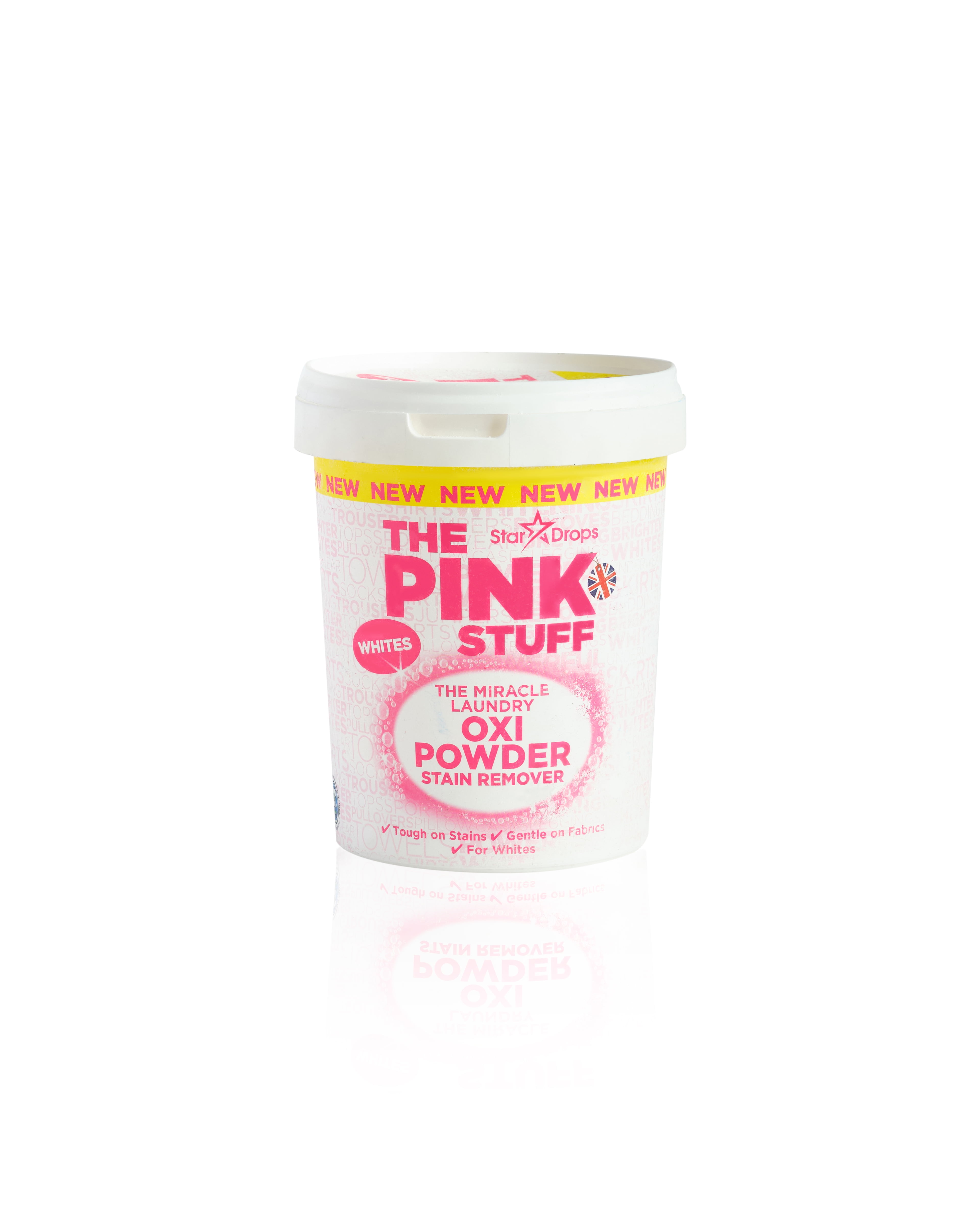 The Pink Stuff, Miracle Laundry Oxi-Powder Stain Remover for Whites, 35.2 oz.