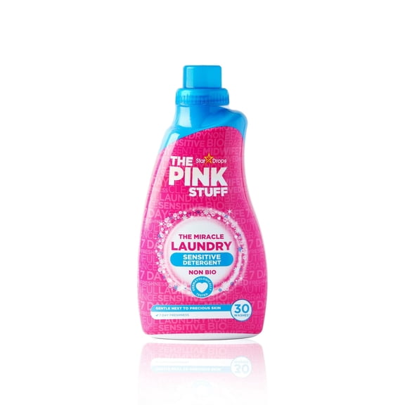 The Pink Stuff, Miracle Liquid Laundry Detergent for Sensitive Skin, 30 Loads, 2 Count