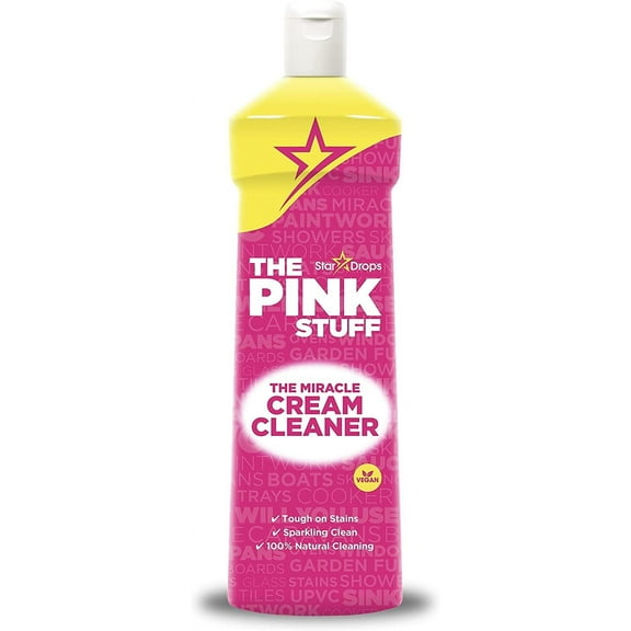 The Pink Stuff Stardrops Miracle Cream Cleaner, 17.6 Fl Oz